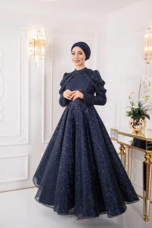 Müleyke Abiye - Lacivert