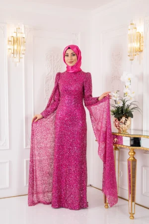 Melek Abiye - Fuşya