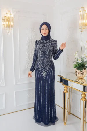 Nisa Abiye - Lacivert