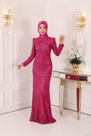 Hafsa Abiye - Fuşya