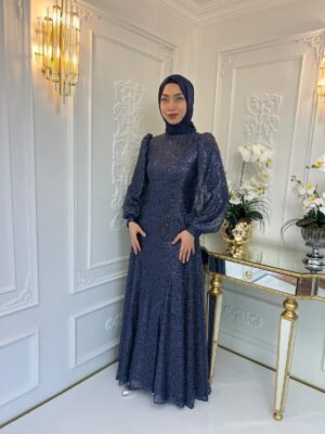 Ahu Abiye - Lacivert